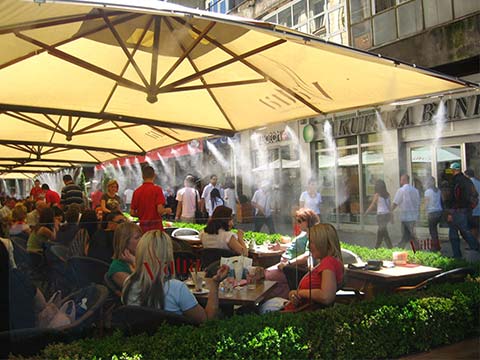 commercial mist cooling system